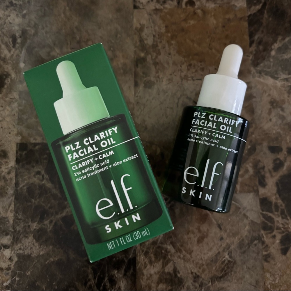 Elf Skin PLZ Clarify Facial Oil 1 fl oz Exp 8/27 Beauty Skincare Face New